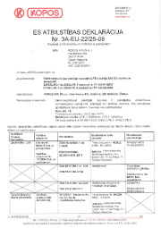 Atbilstības deklarācija