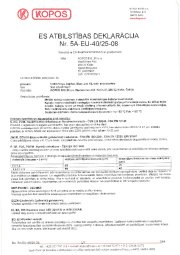 Atbilstības deklarācija