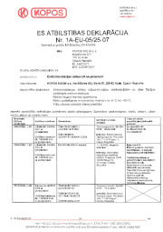 Atbilstības deklarācija