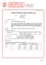 Atbilstības deklarācija