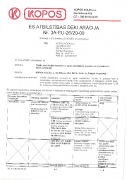 Atbilstības deklarācija