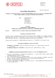 Atbilstības deklarācija DIN