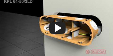 Embedded thumbnail for Installation instructions for wiring box for hollow wall KPL 64-50/3LD