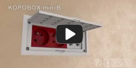 Embedded thumbnail for Montāžas instrukcija, daudzfunkcionālai elektroinstalācijas kārbai KOPOBOX mini B